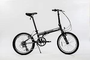 ZiZZO Urbano 26lb Lightest Aluminum Frame Genuine Shimano 8-Speed 20-Inch Folding Bike