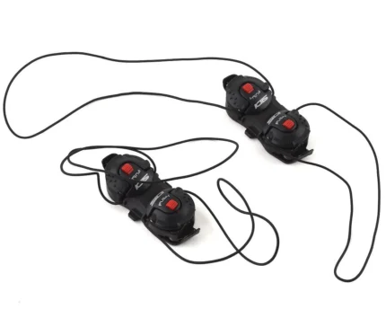 Sidi Shot/Tiger Double Tecno-3 Push Closure System (Black/Red) (Pair)