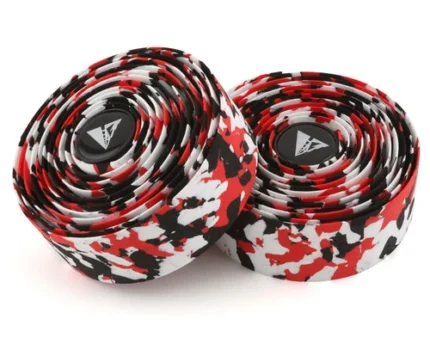 Profile Design Cork Handlebar Tape (Black/Red/White Splash) [TACOR148]