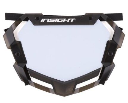 Insight Pro 3D Vision Number Plate (Translucent Black/White)