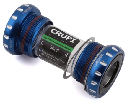 Crupi Precise External Euro Bottom Bracket (Blue) (24mm) [28134]