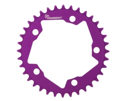 Tangent Halo 5-Bolt Chainring (Purple)