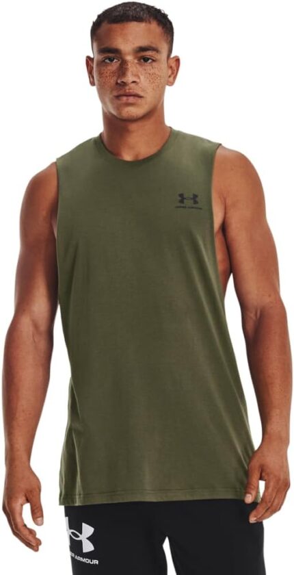Under Armour Men's Sportstyle Left Chest Cut-Off T-Shirt