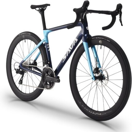 SAVADECK SLR7S Carbon Road Bike, T800 Carbon Fiber Frame Racing Bicycle with Shimano 105 R7120 24 Speed Groupset and Hydraulic Disc Brakes, Ultra-Light Carbon Bike