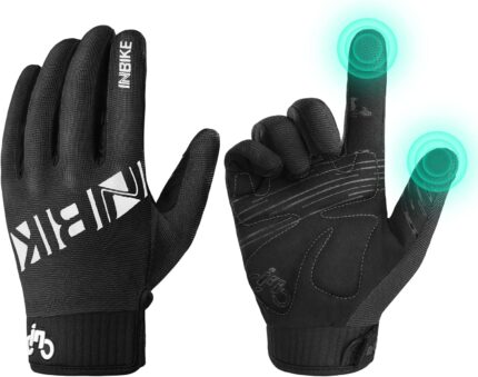 INBIKE Cycling Gloves for Men/Women Bike Gloves with Touchscreen-Padded Anti-Slip Mountain Biking MTB Bicycle Gloves for Cycling/Workout/Gym/Outdoor