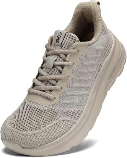 Mens Wide Walking Shoes Soft Sole Non Slip Running Comfortable Tennis Breathable Athletic Gym Workout Sport Sneakers